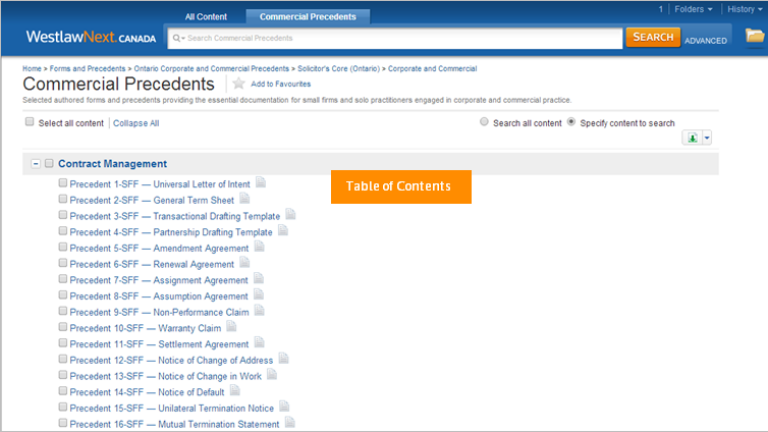 Westlaw Canada - Solicitor's Core - screenshot 3 of 3