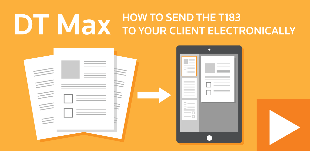How to send the T183 to your client electronically