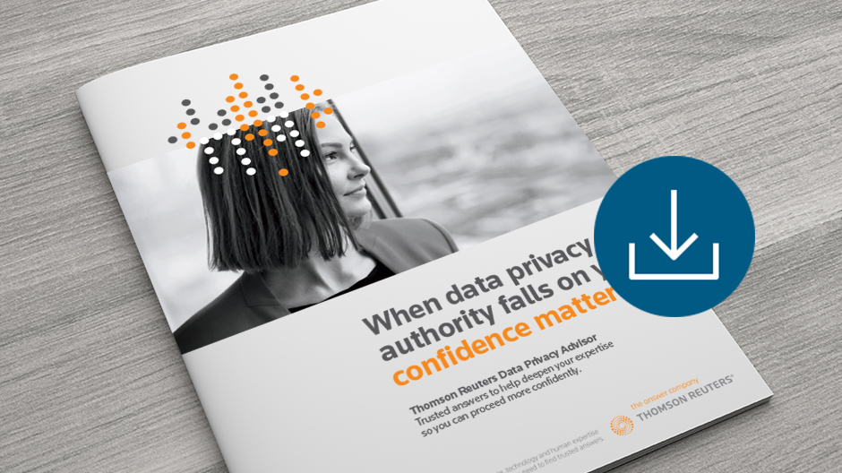 When data privacy authority falls on you confidence matters - Data Privacy Advisor Brochure