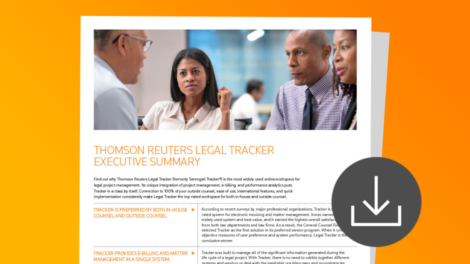 Legal Tracker Executive Summary Download