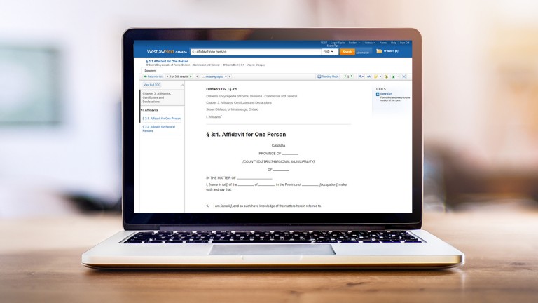View documents on Westlaw