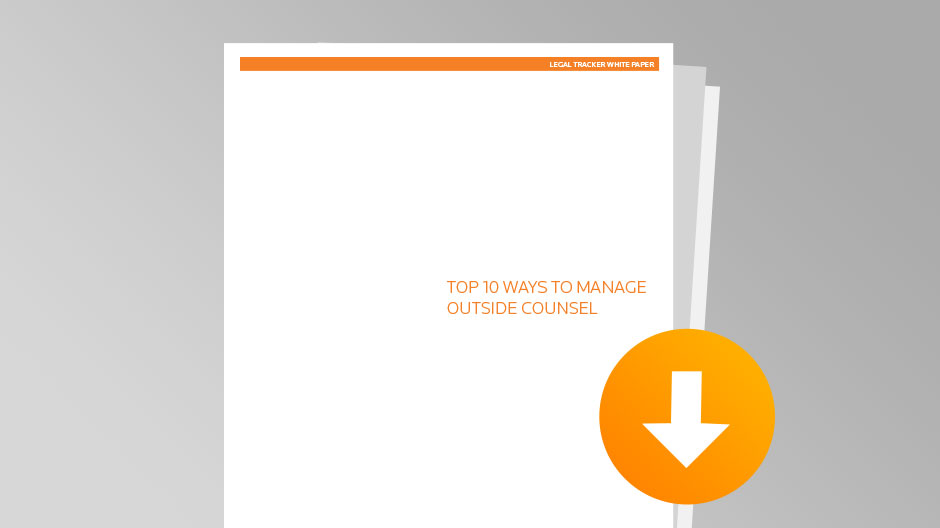 White paper - Top 10 ways of managing outside counsel