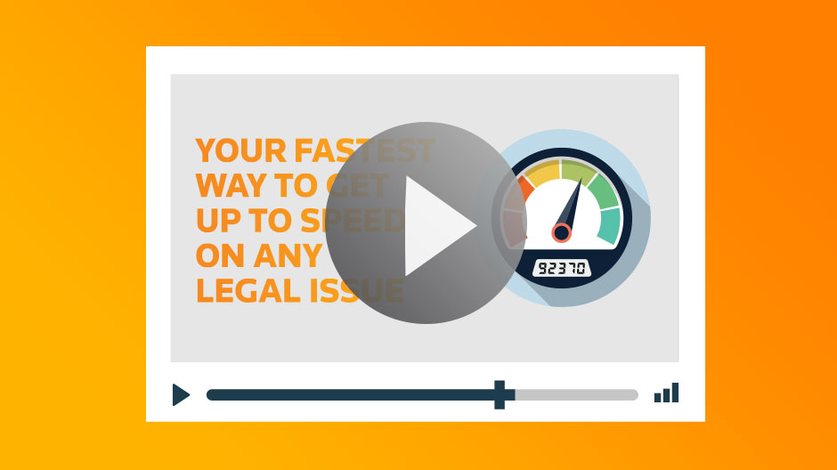 WestlawNext Canada Video - Get up to speed with a legal issue