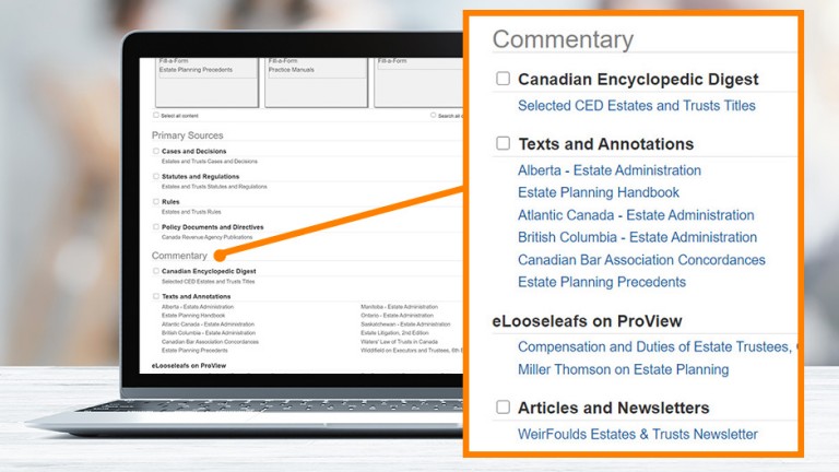 Commentary | Estates&TrustsSource | WestlawnextCanada