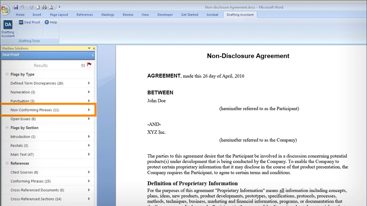 Proofread documents faster with Drafting Assistant – Transactional