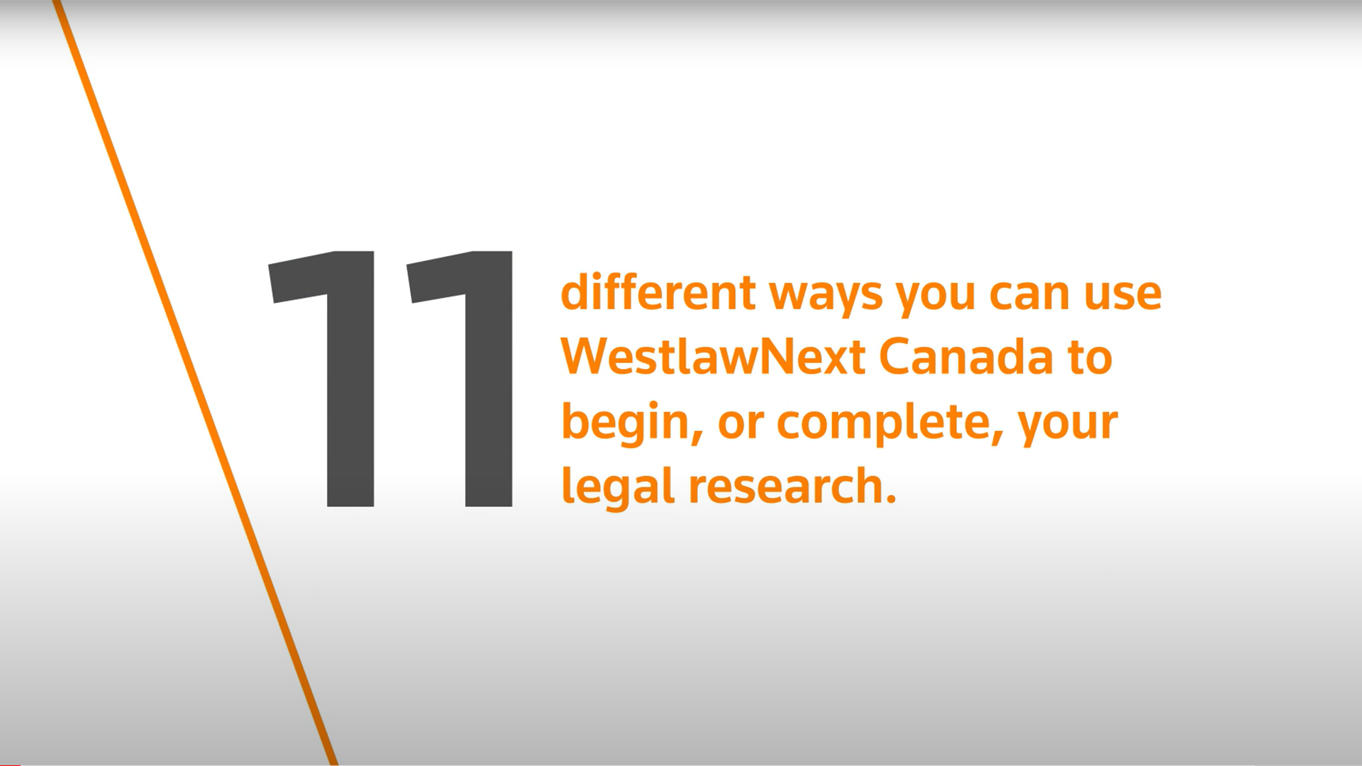 See how WestlawNext Canada works (2:33)