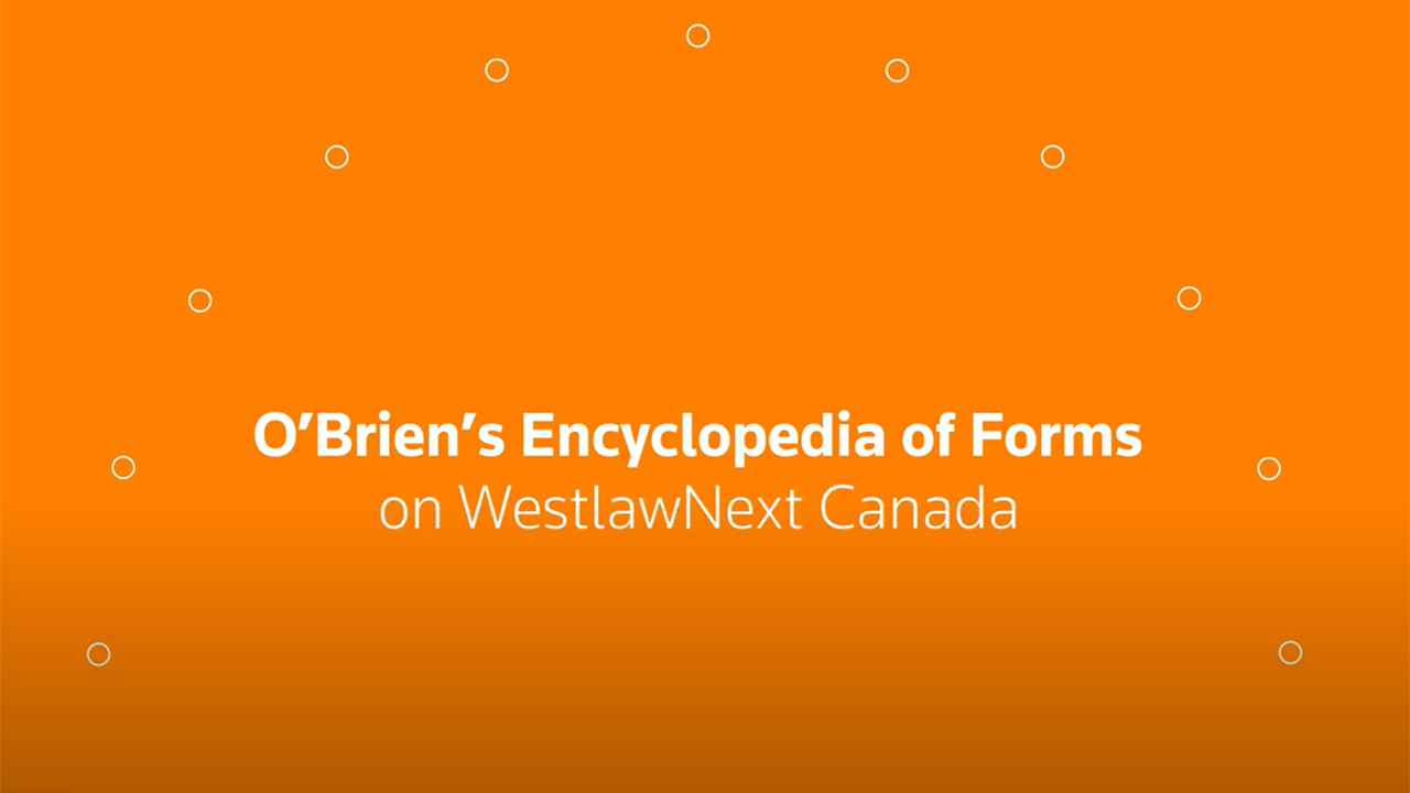 O’Brien’s Encyclopedia of Forms (2:17)
