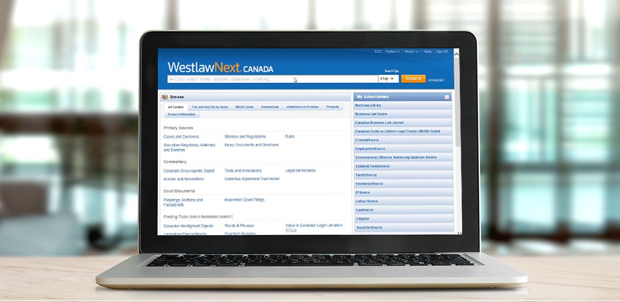 Video: WestlawNext Canada find cases faster (4:14)